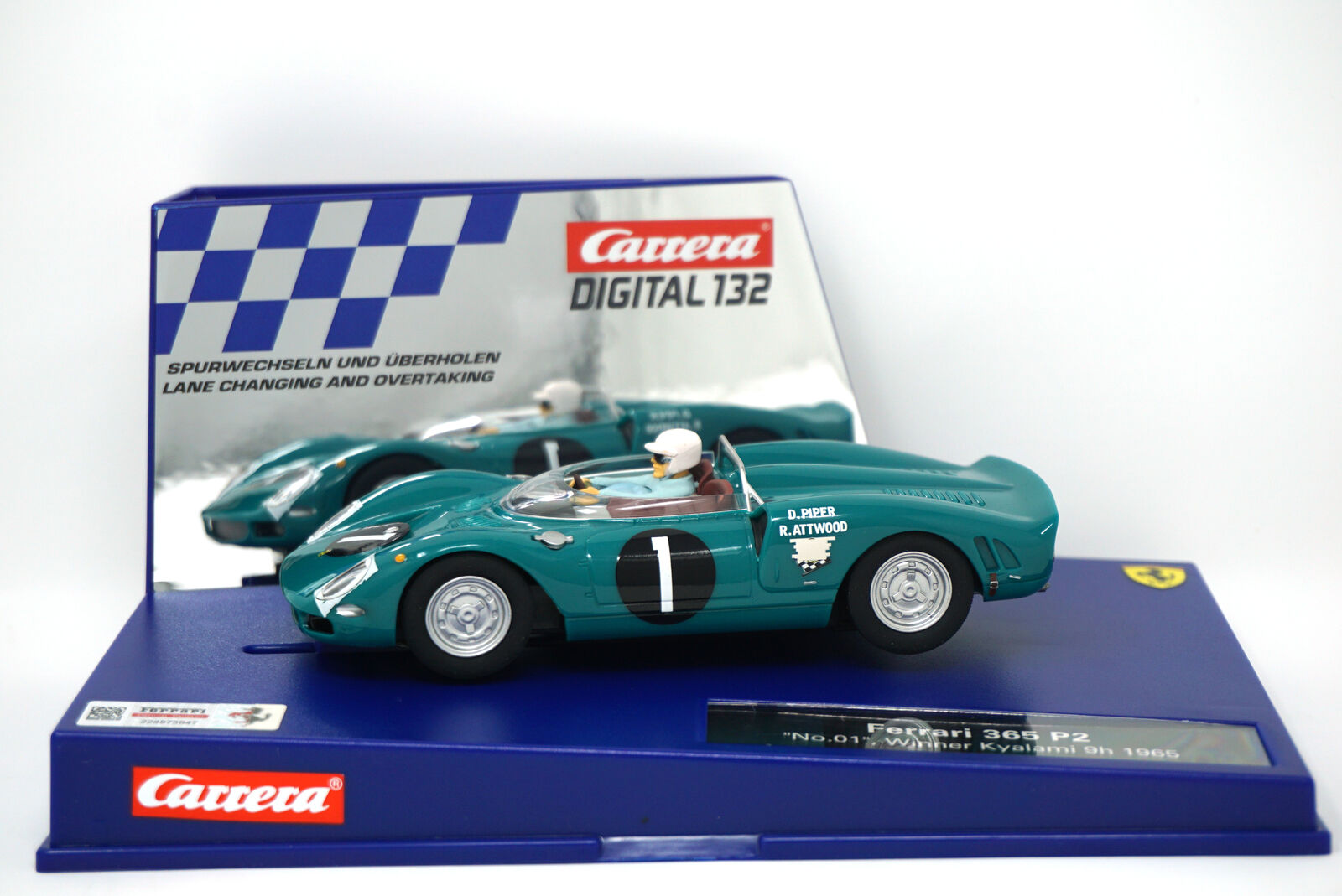 carrera digital 30775 ferrari 365 p2 no.01 winner kyalami 1965