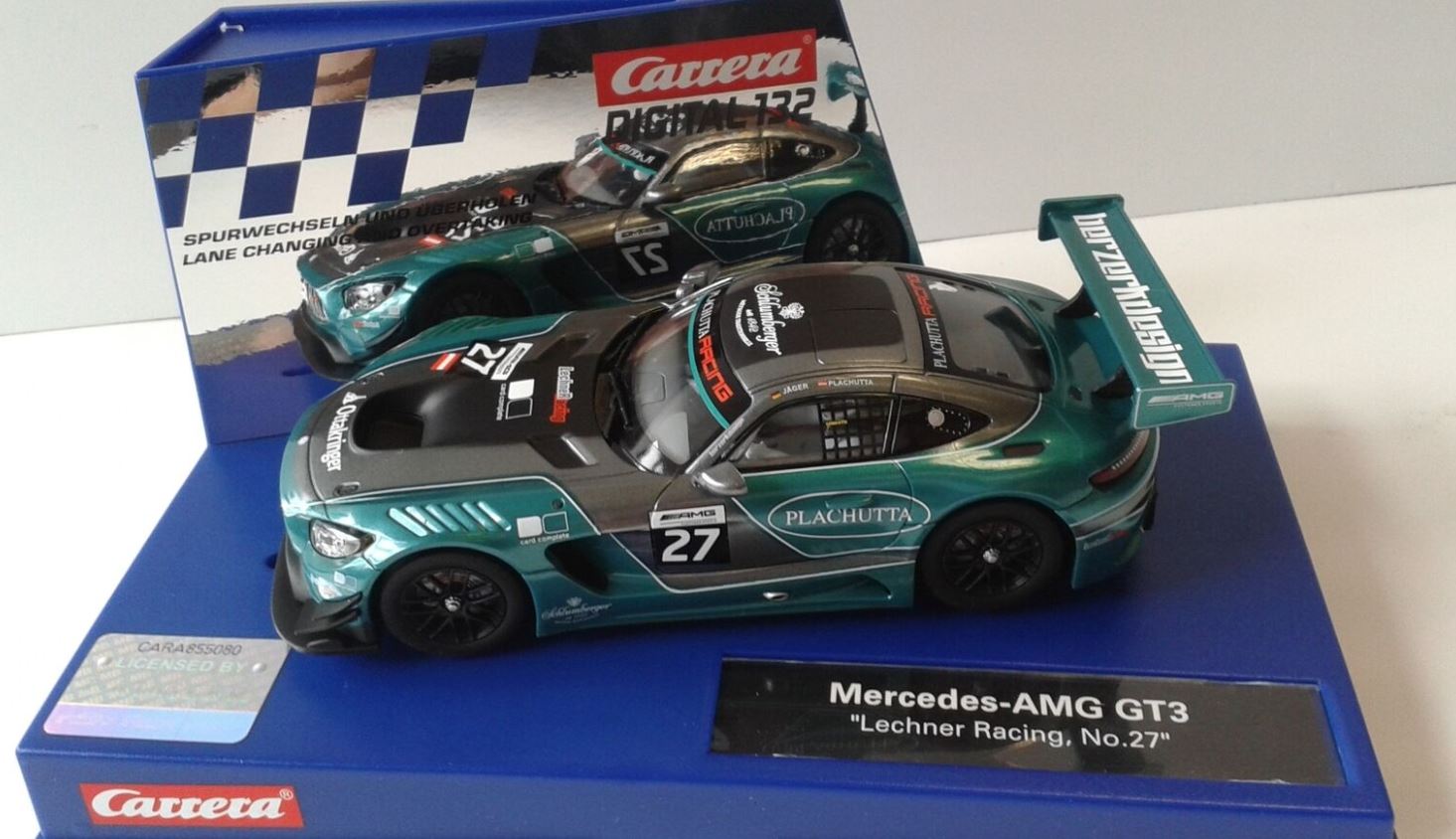 carrera digital 30783 mercedes-amg gt3" lechner racing no.27