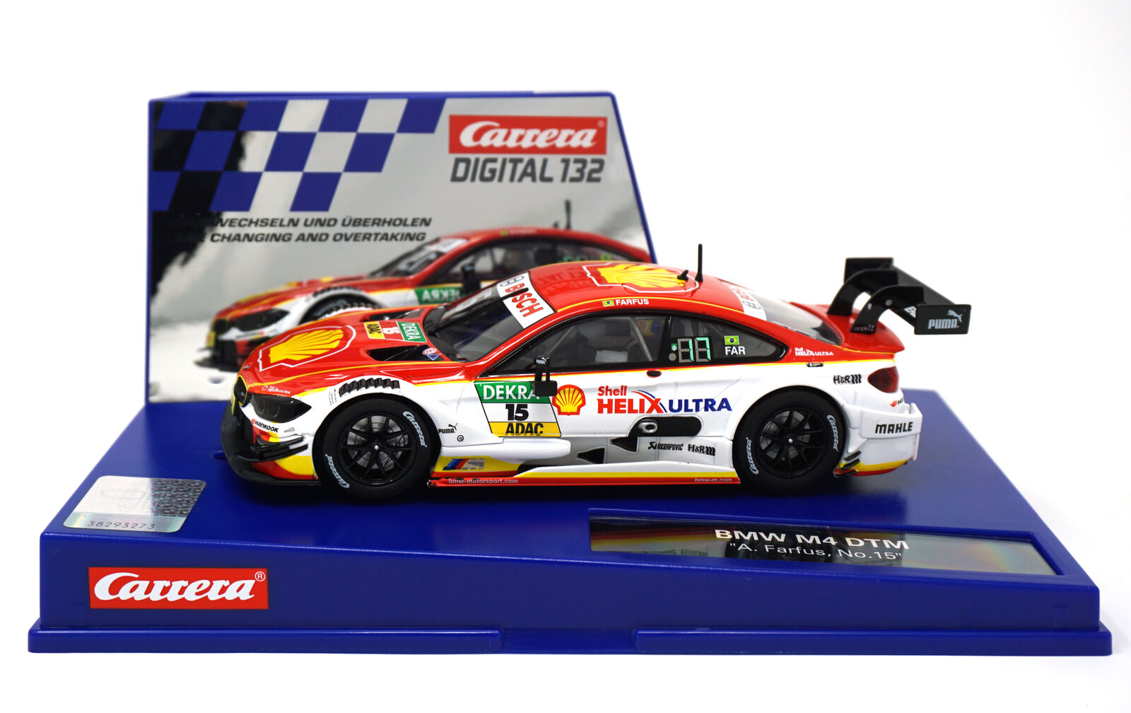 carrera digital 30856 bmw m4 dtm "a. farfus, no.15"
