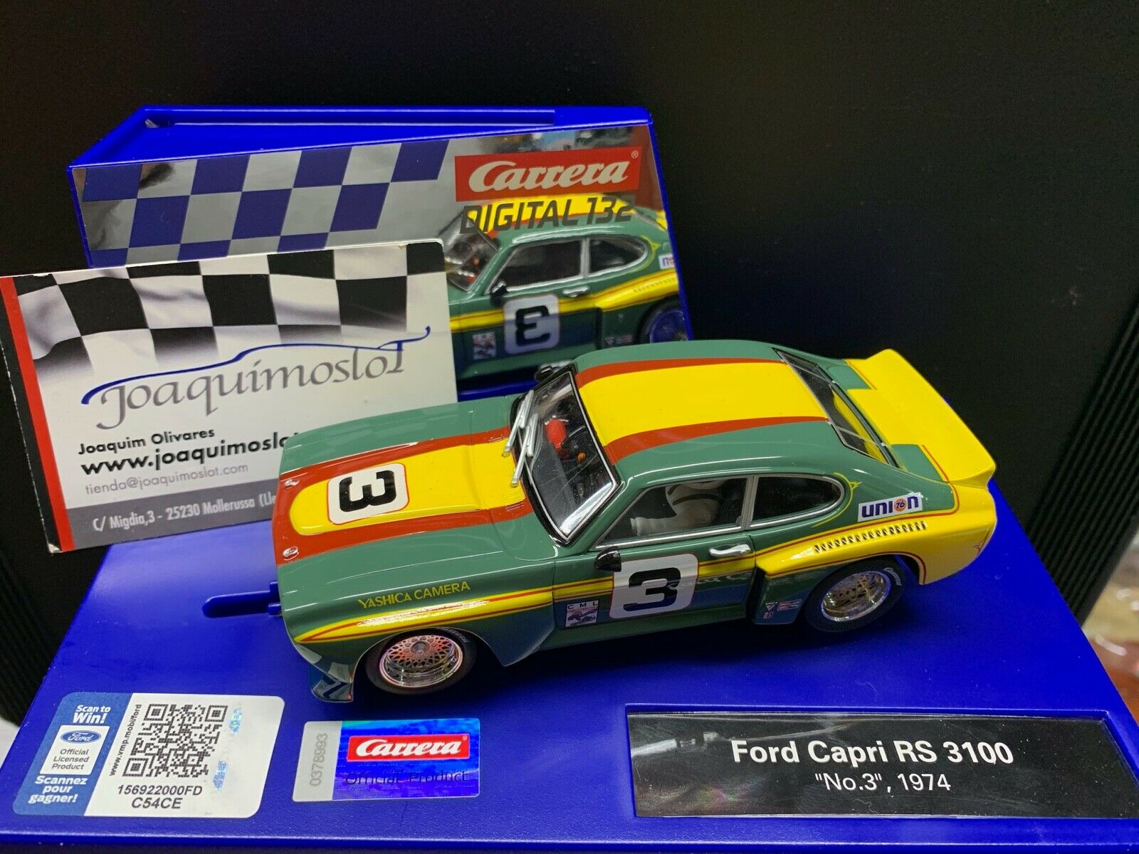 carrera digital 30953 ford capri rs 3100 no 3 1974