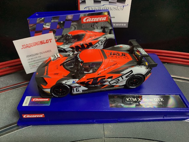 carrera digital 132 31012 ktm x-bow gt2 "true racing, no.16"