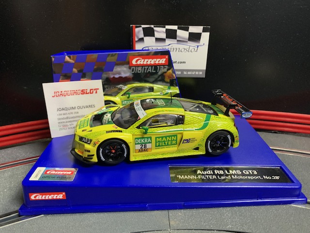 carrera digital 132 31027 audi r8 lms gt3 "mann-filter land moto