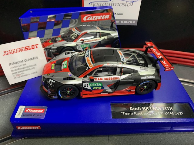carrera digital 132 31029 audi r8 lms gt3 "team rosberg, no.51"