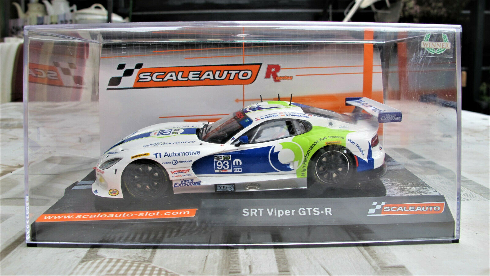 scaleauto srt viper gts-r - 24 h daytona 2015-no.93