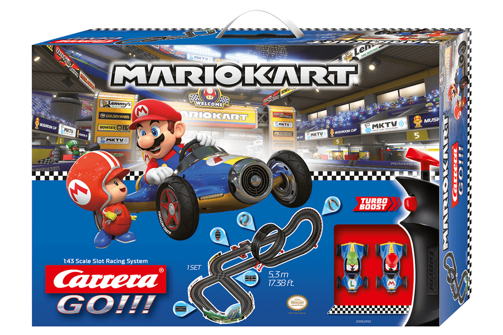 carrera go!!! 62492 nintendo mario kart - mach 8