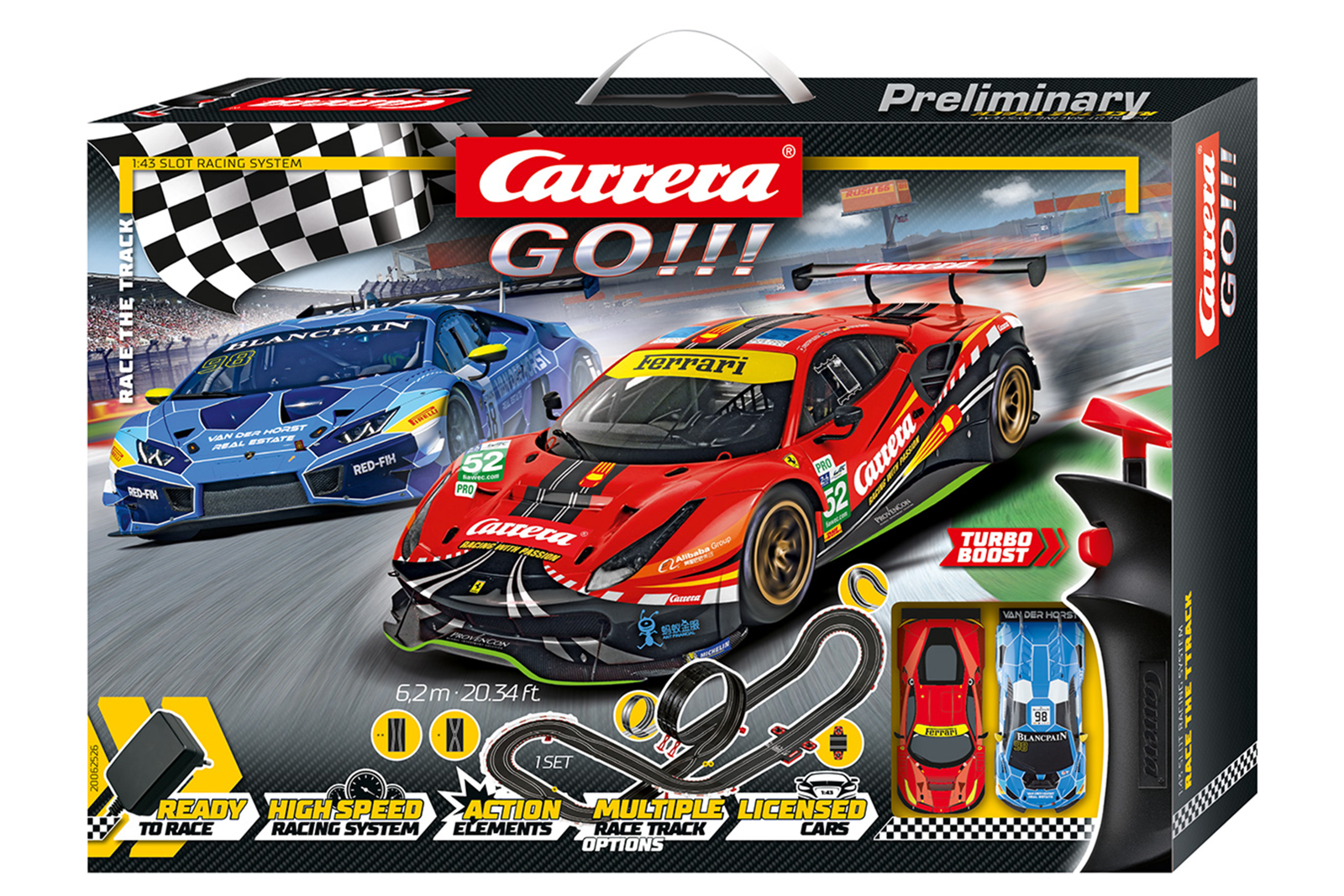 carrera go!!! 62526 race the track