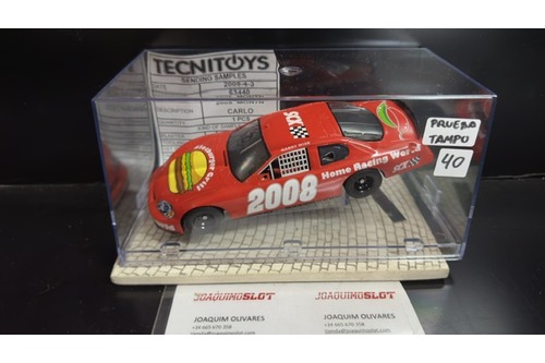 scalextric 63440a chevrolet nascar prueba tampógrafia.