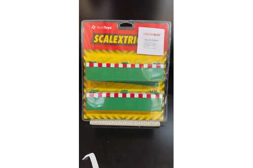 scalextric 8792 8unid bordes para recta pista negra