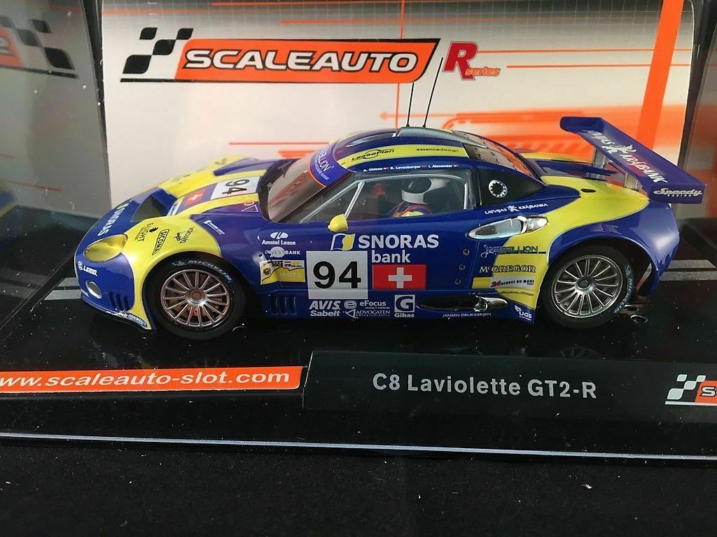 scaleauto sc-6051r c8 laviolette gt2r spyder 24h le mans serie r