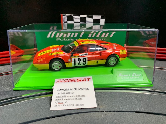 avant slot av51407 ferrari 308 gtb - rally de montecarlo 1983