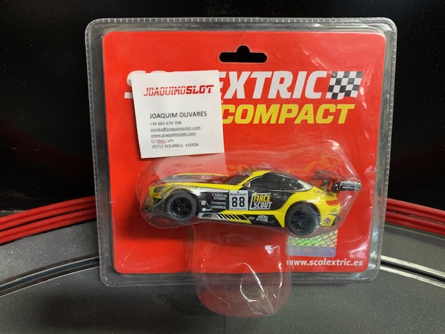 scalextric compact c10271s300 mercedes amg gt3 'race scout'