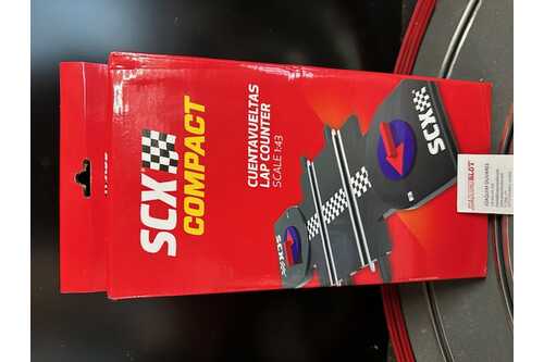 scalextric compact c10275x200 pista cuenta vueltas