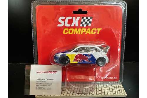 scalextric compact c10313x300 audi s1 wrx 'red bull'