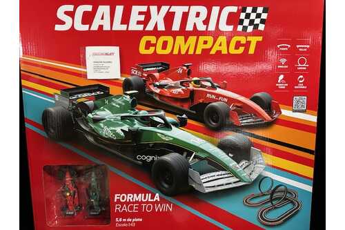 scalextric compact c10510s500 formula race to win
