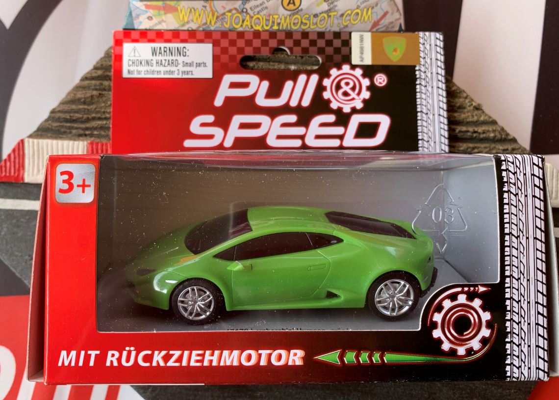 pull&speed 17170 lamborghini huracan "green" escala 1/43