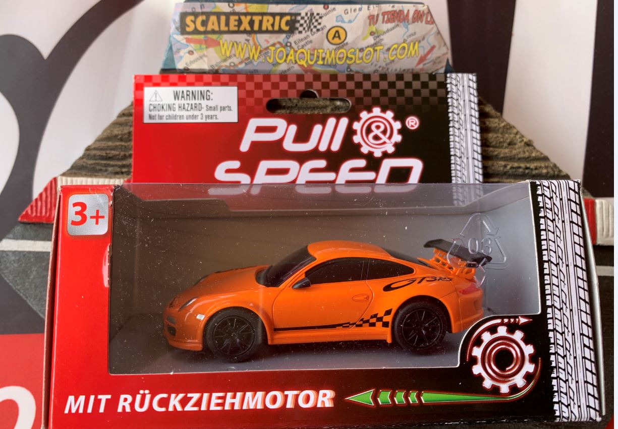 pull&speed 17173 porsche gt3 cup carrera orange escala 1/43