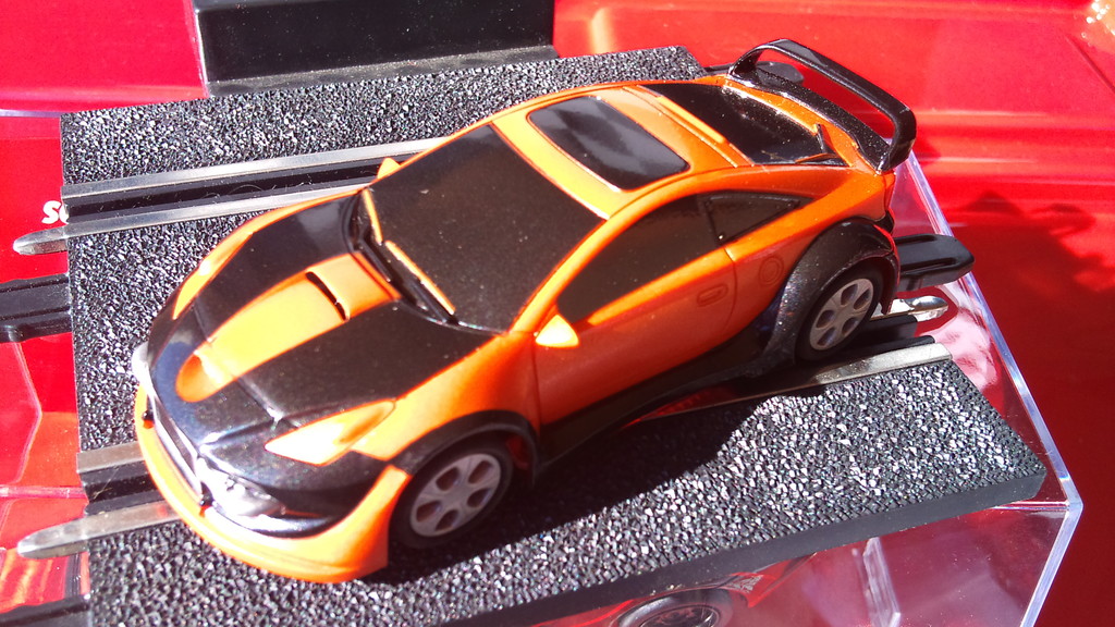 scalextric compact 143 tuning naranja