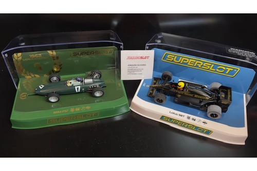 superslot f1d lotus 98t 1986 detroit gp & brm p57 winner duth gp