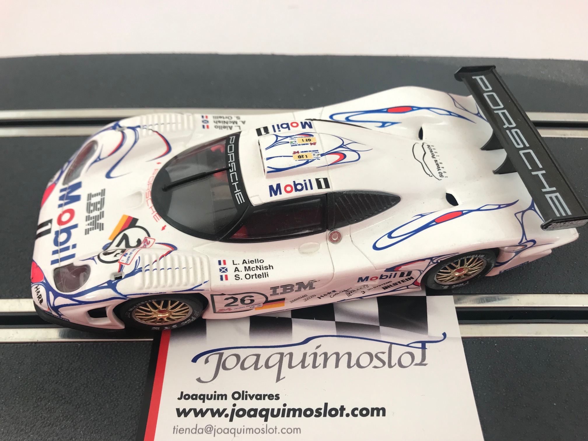 fly porsche 911 gt1 "le mans 98"ganador "mobil 1" - nº 26
