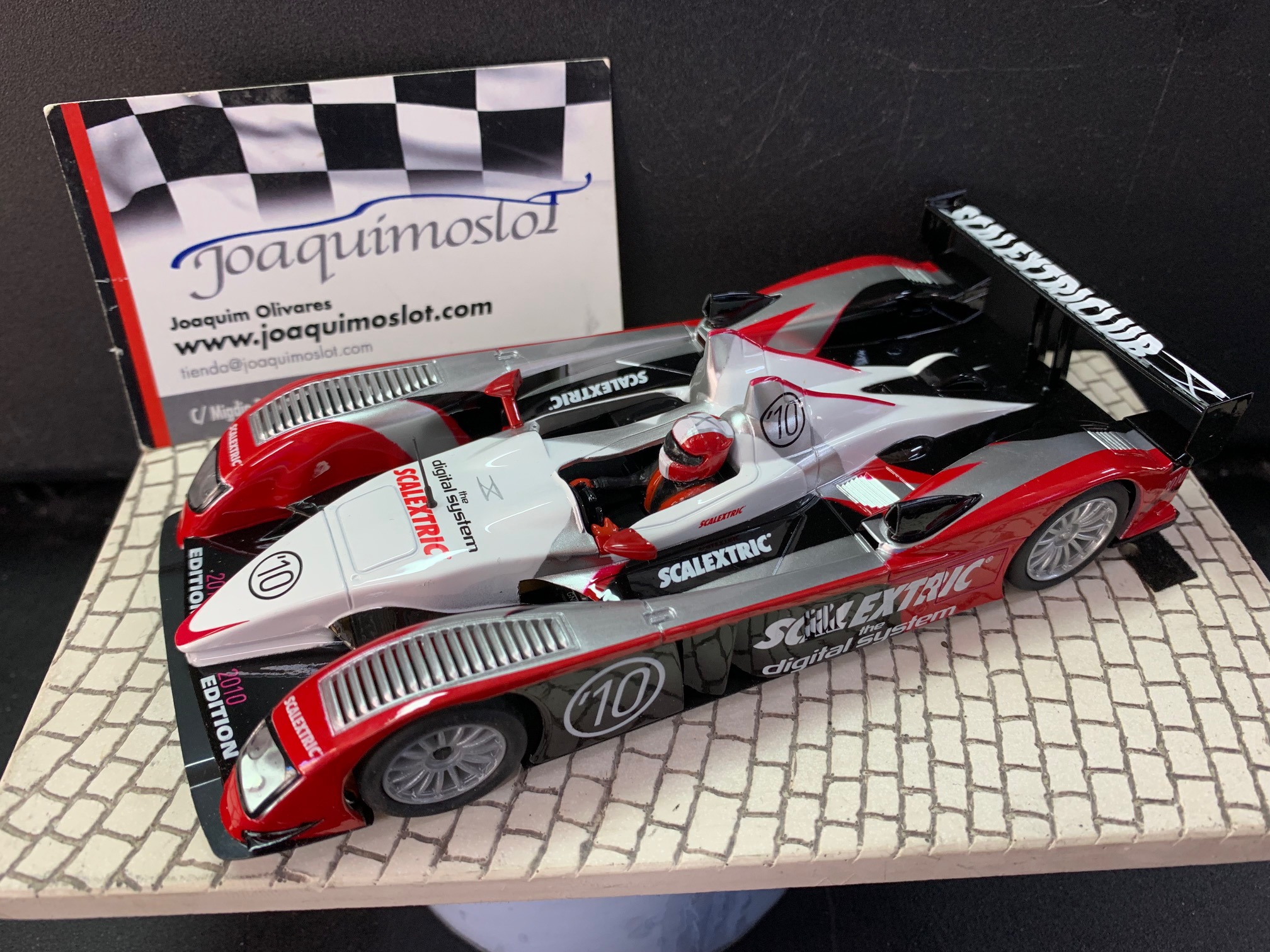 scalextric 6472 audi r10 club 2010 analógico