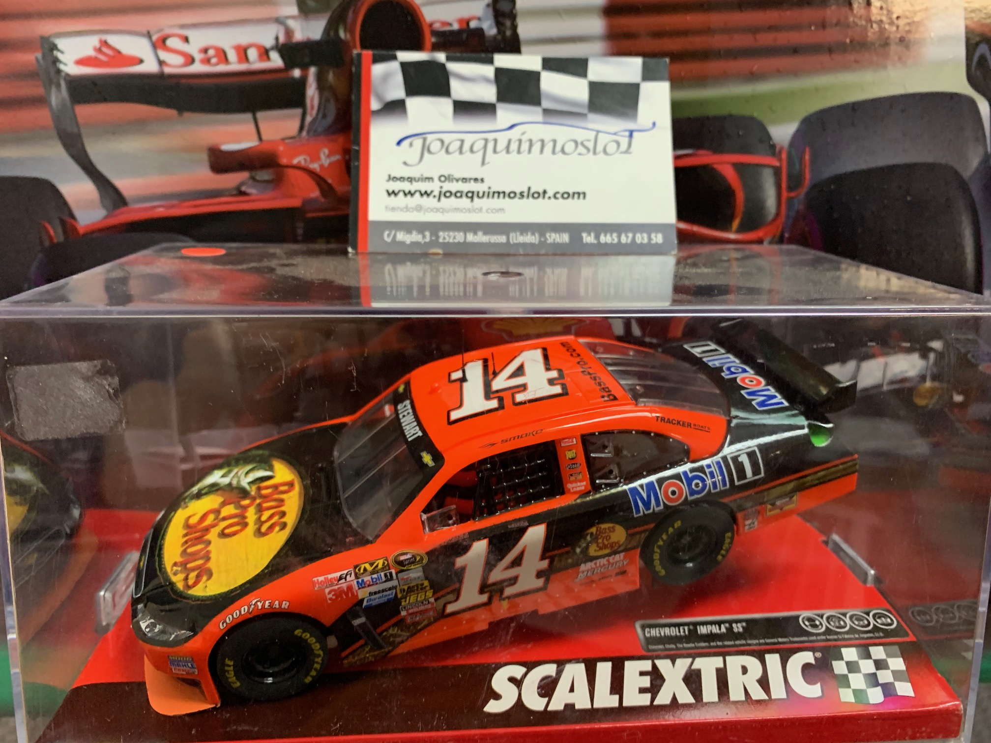 scalextric a10145s300 chevrolet impala ss "nº 14 mobil 1"