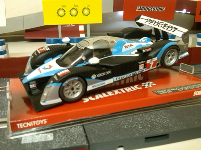 scalextric exclusivo peugeot 908 hdi nº7" circuito solo francia"
