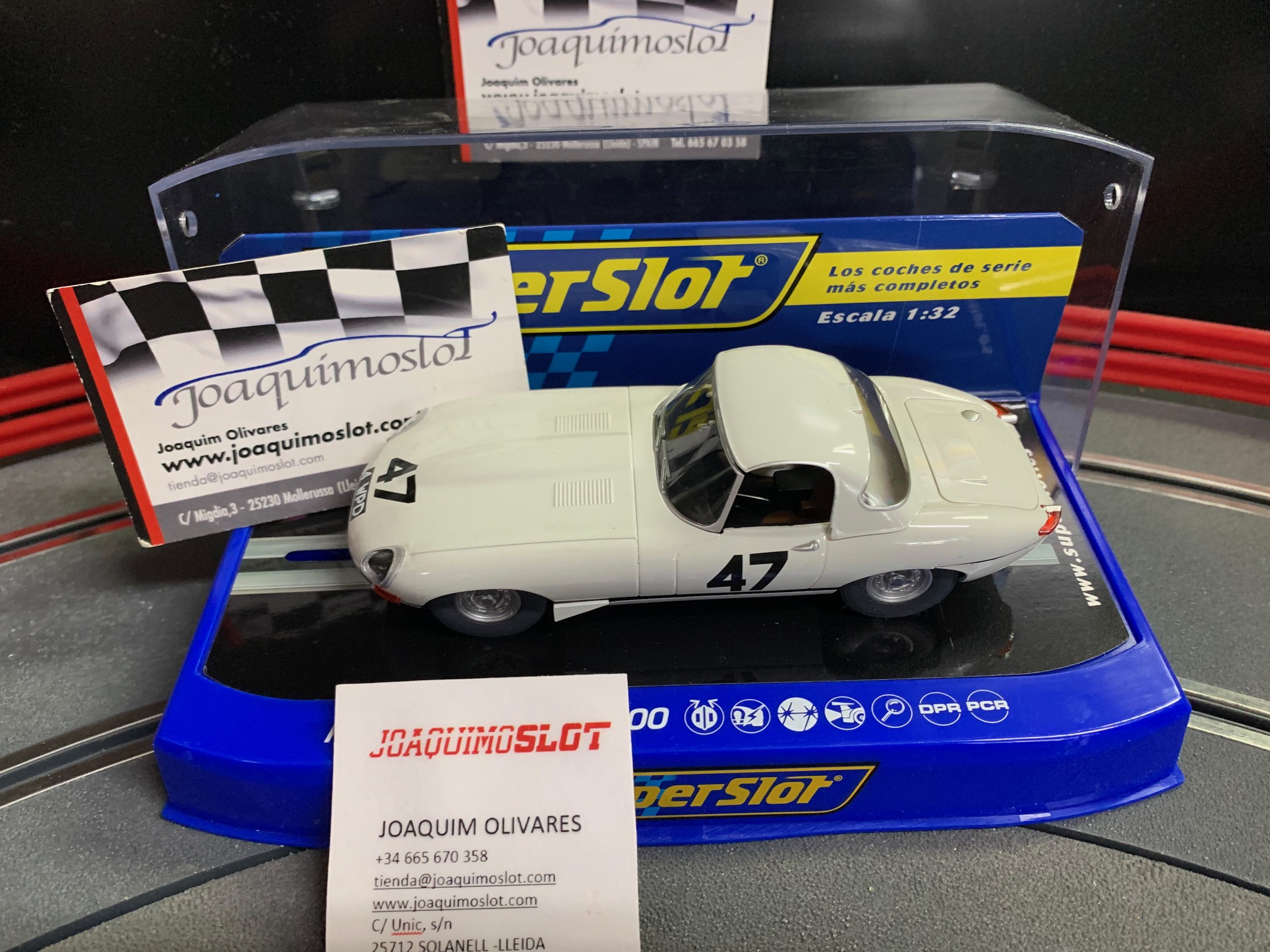 superslot h3898aa jaguar e-type 1963 #47 limited edition.