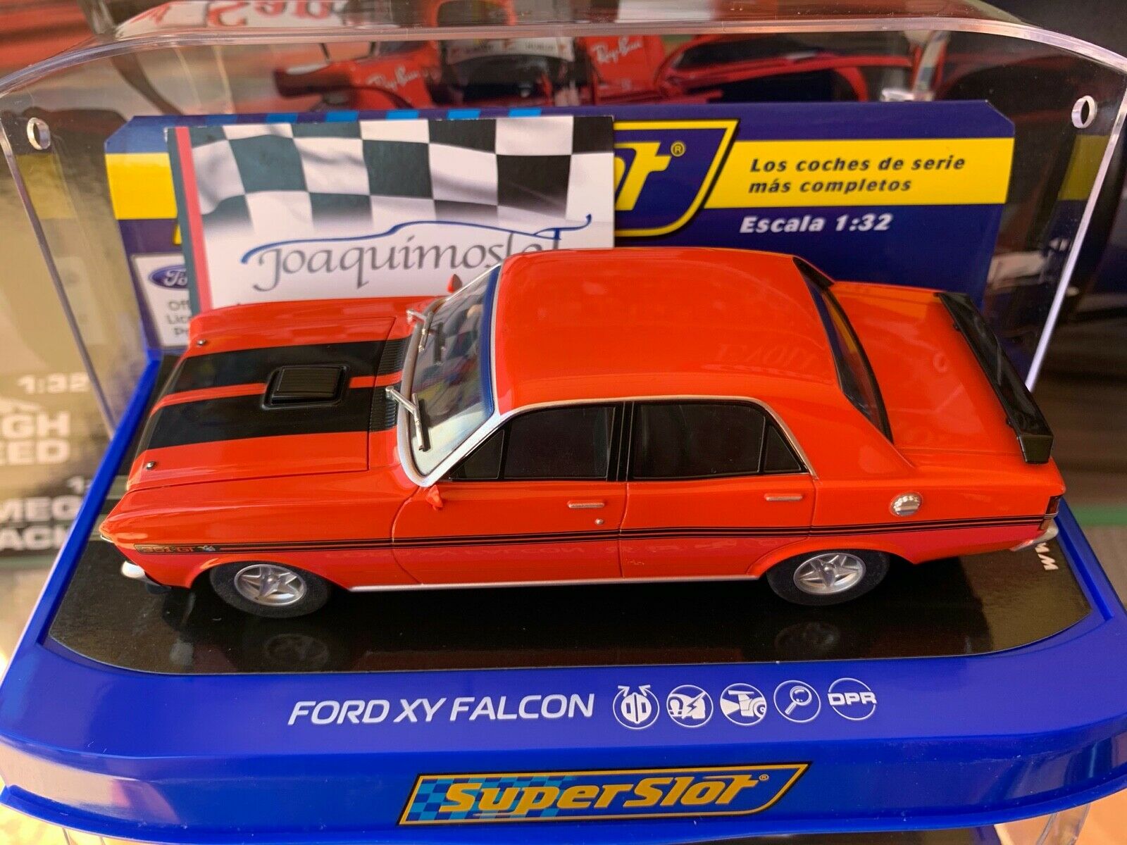 superslot h3937 ford falcon 1970 - candy apple red