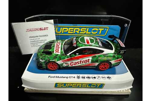 superslot h4327 ford mustang gt4 castrol drift car