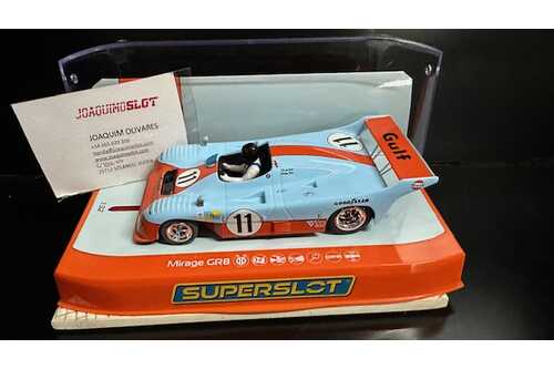 superslot h4443 mirage gr8 winner le mans 1975 gulf edition.