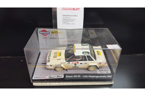 hobbyclassic hcp-228 nissan 240 rs lotto haspengouw rally 1984