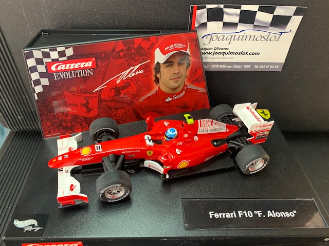 carrera evolution 27323 ferrari f10 alonsol #8