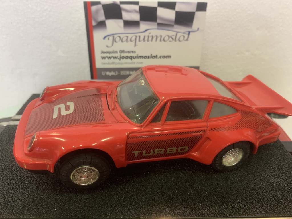 porsche turbo nº2 rojo "made in gran britain"
