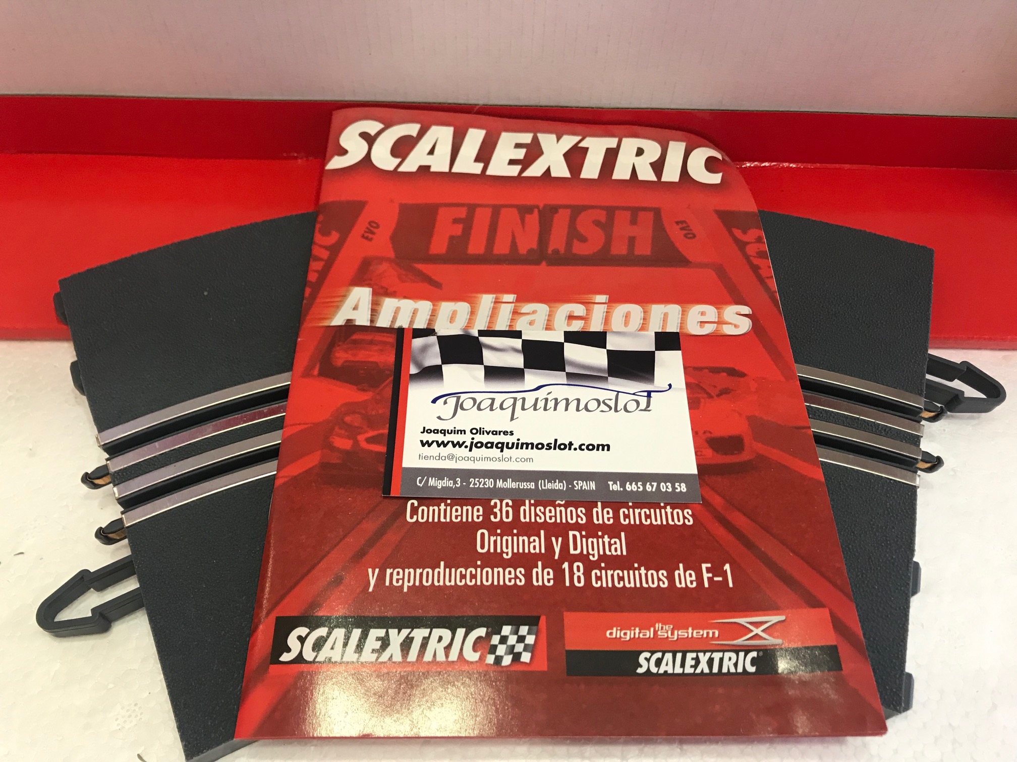 catalogo scalextric ampliacion 36 circuitos