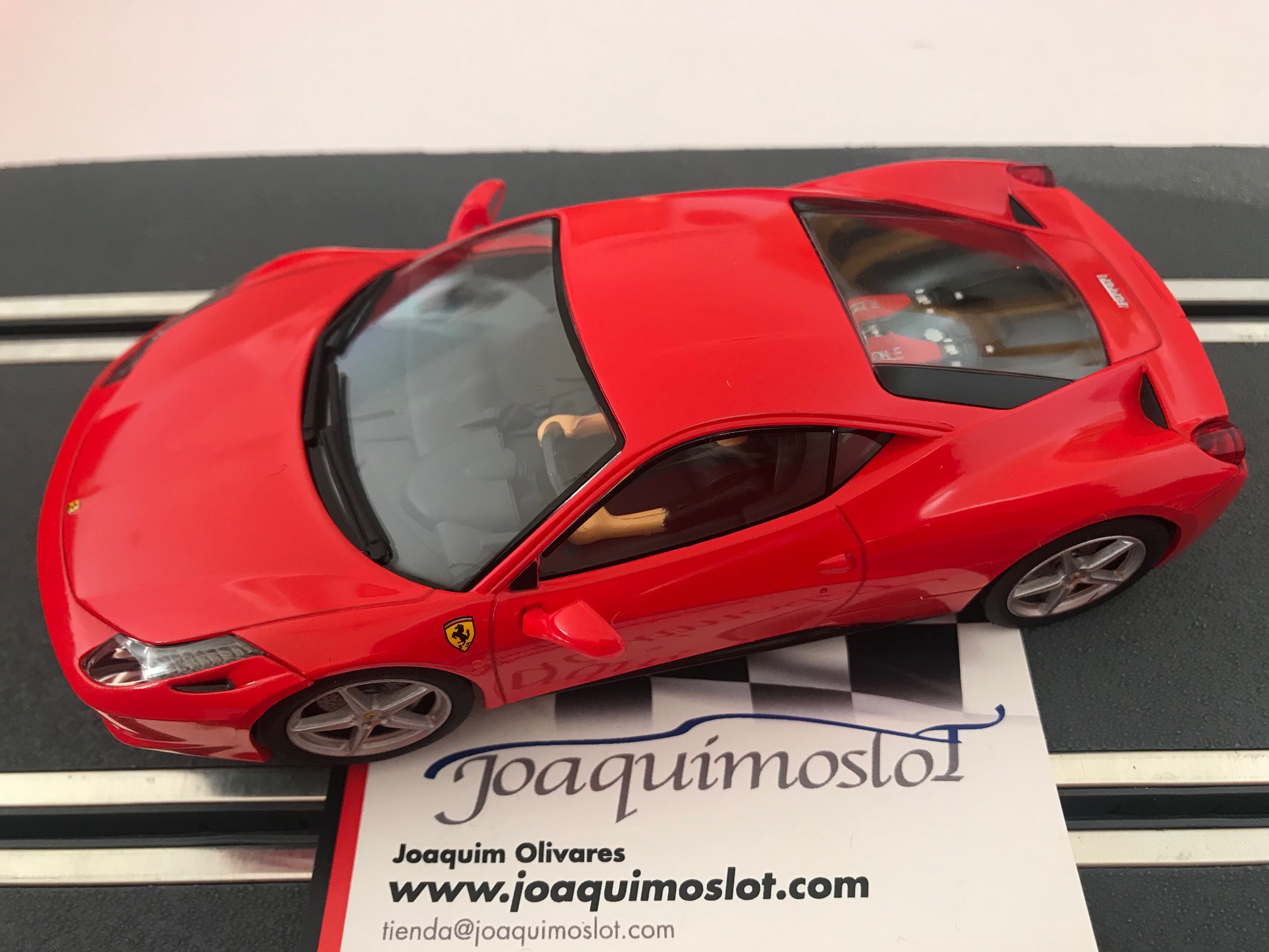 carrera ferrari 458 italia red