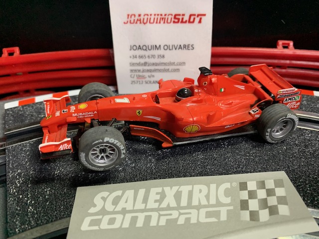 scalextric compact f1 ferrari #1 exclusivo circuito 1/43