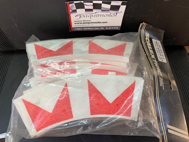 superslot c.198 8unid bordes interiores para pistas superslot