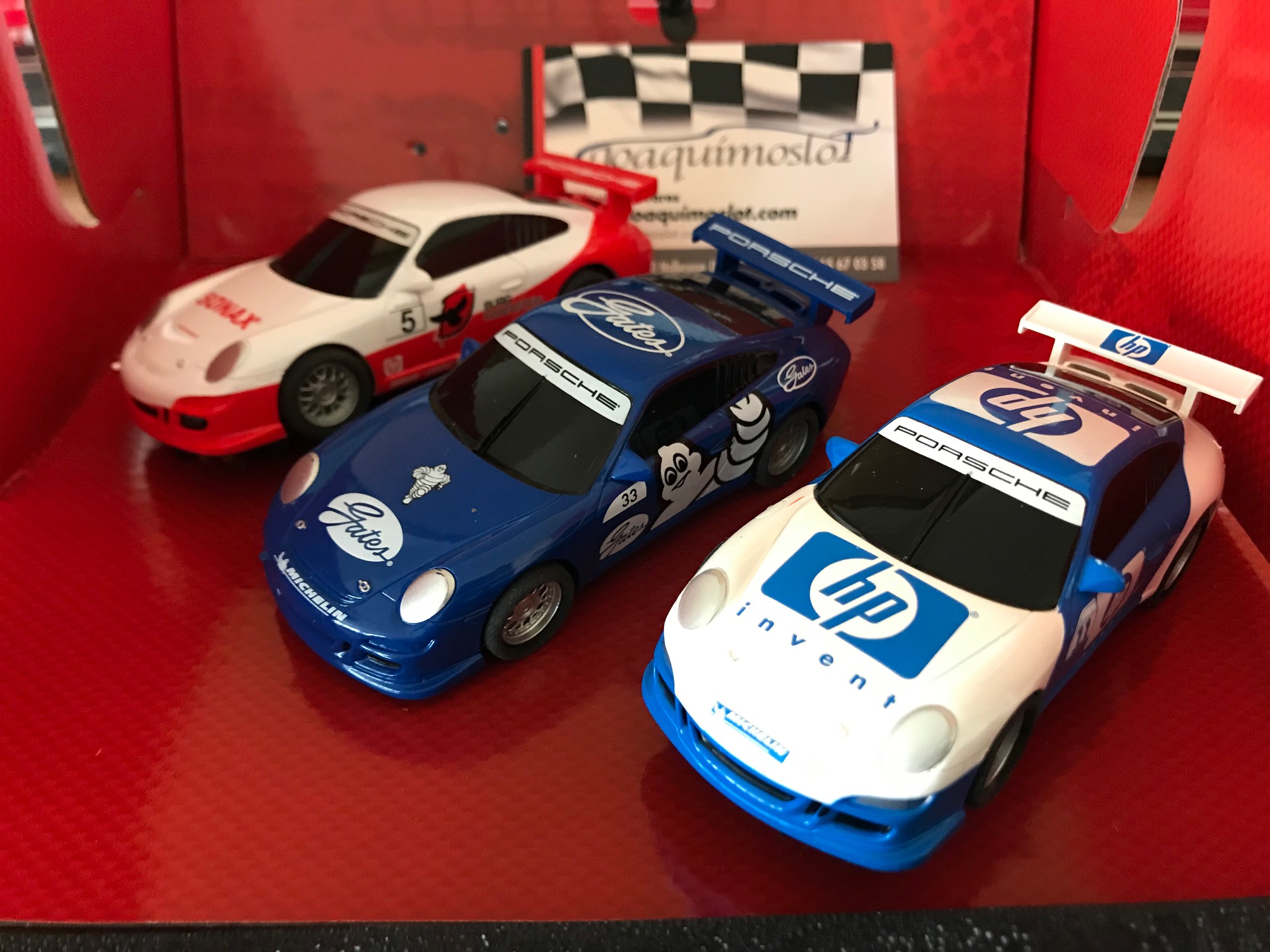scalextric compat porsche 911 gt3 cup lote 3 coches