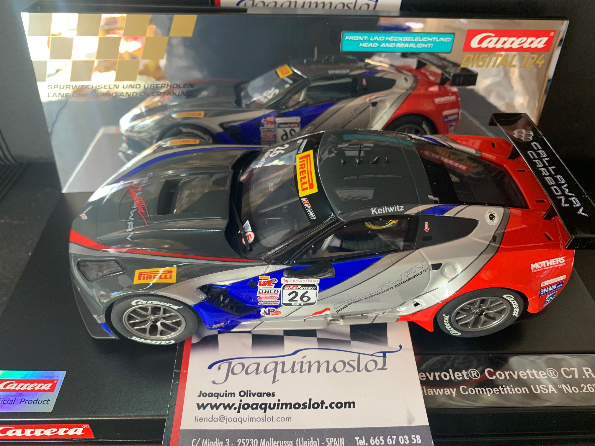 carrera digital 124 23878 chevrolet corvette c7.r callaway compe