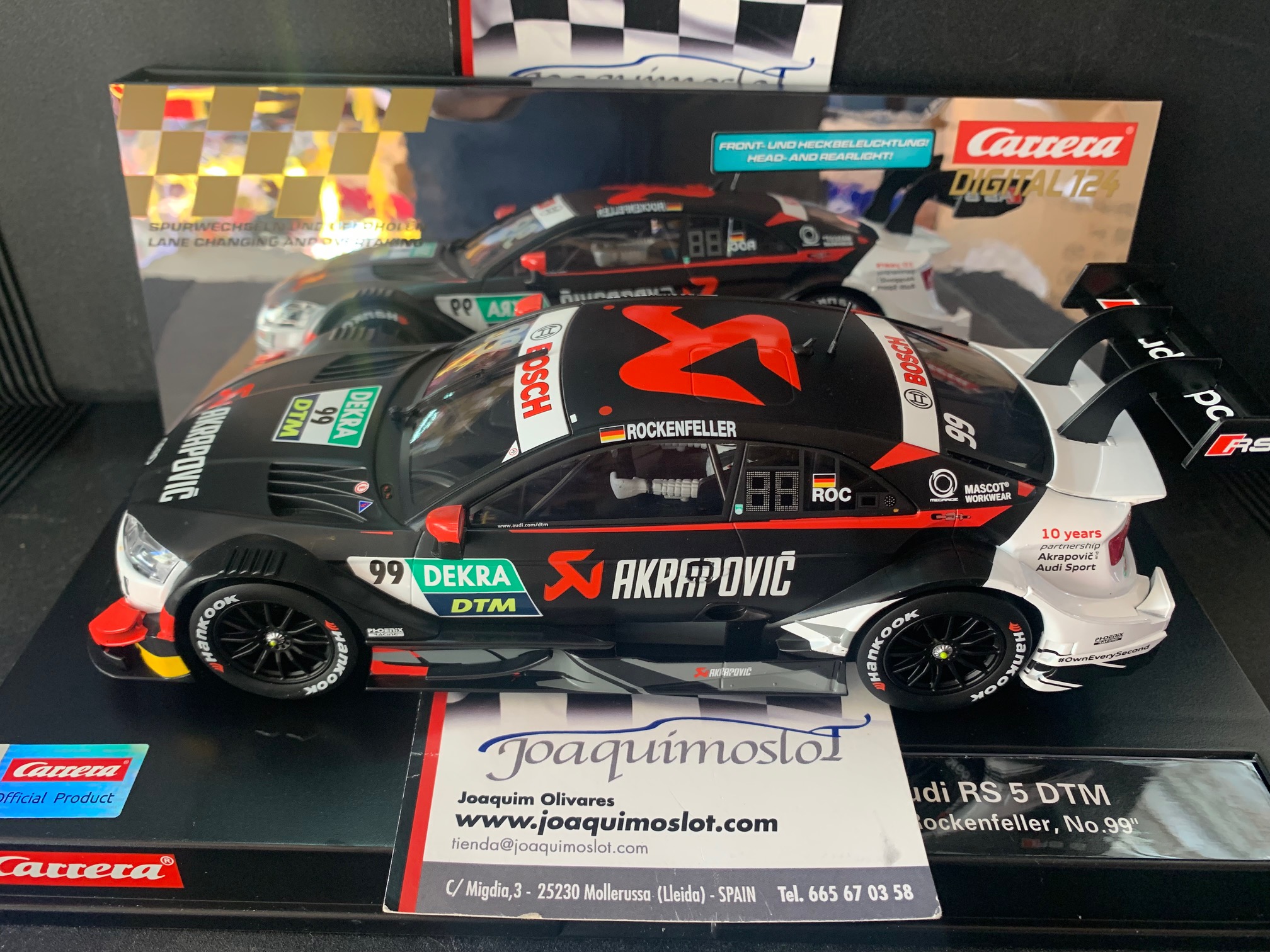 carrera digital 124 23917 audi rs 5 dtm "m.rockenfeller, no.99"