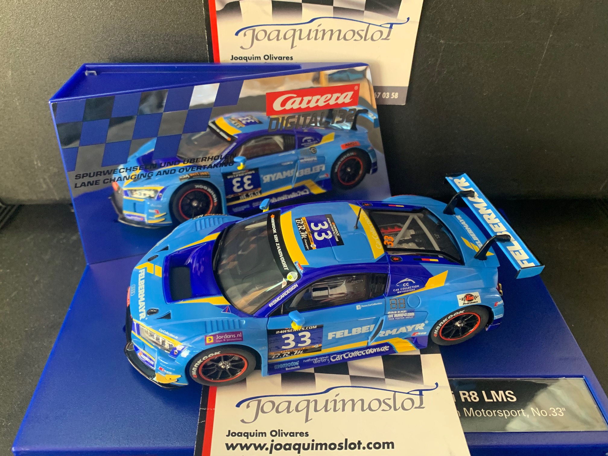 carrera digital 30785 audi r8 lms #33 car collection motorsport