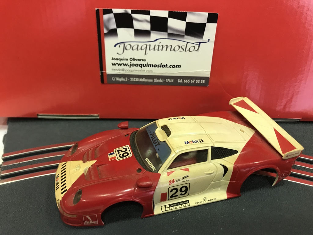 scalextric carrocería usado porsche 911 gt