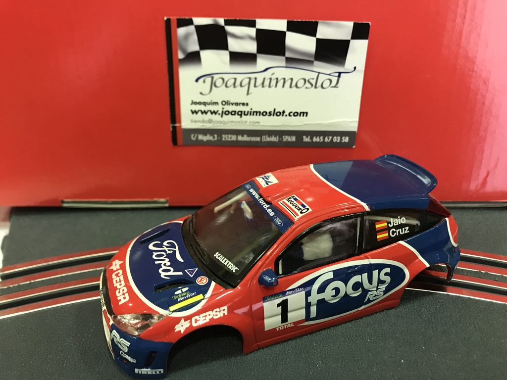 scalextric usado carrocería ford focus nº1