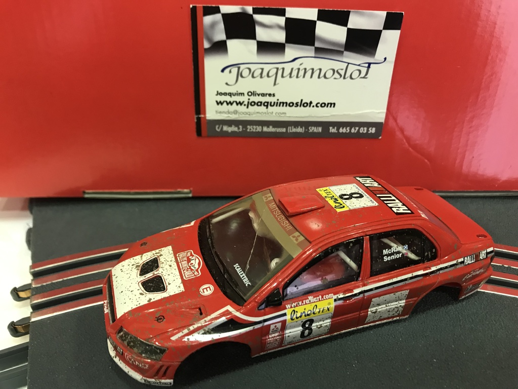 scalextric usado carroceria mitsubishi mc rae