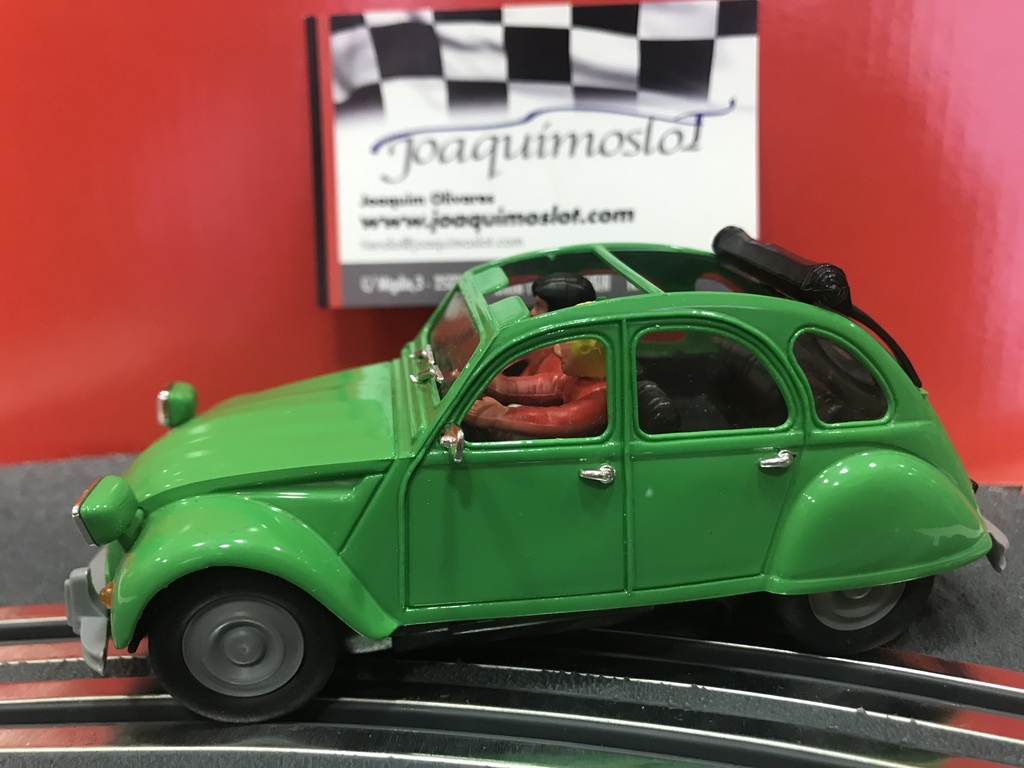 pink kar cv054 citroen 2cv descapotable verde