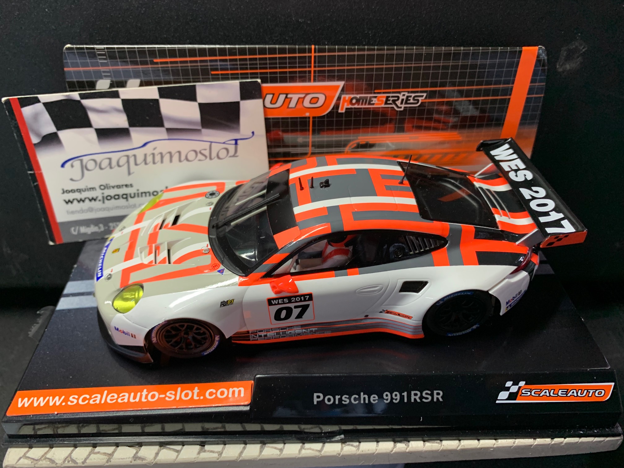 scaleauto sc-6166 porsche 991 rsr - special edition wes 2017