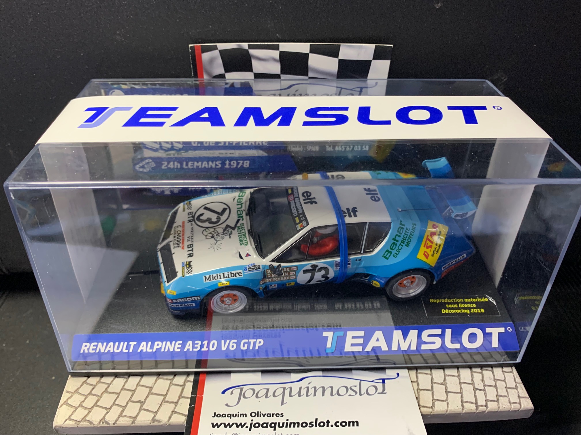 teamslot 12802 renault alpine a310 v6 gtp "24h lemans 1978"
