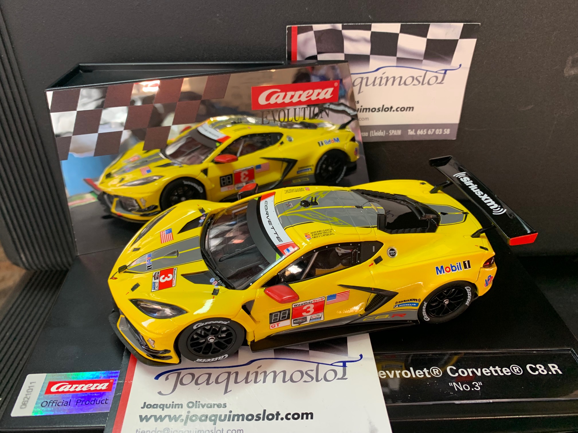 carrera evolution 27677 chevrolet corvette c8.r "no.3"