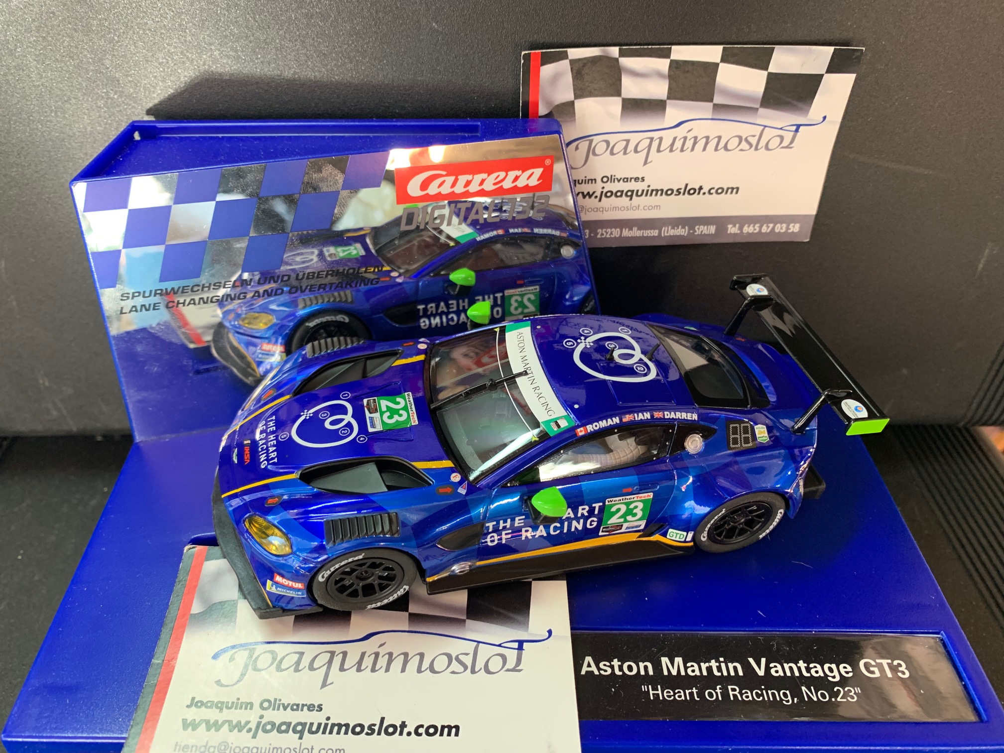 carrera digital 132 30995 aston martin vantage gt3 "heart of rac