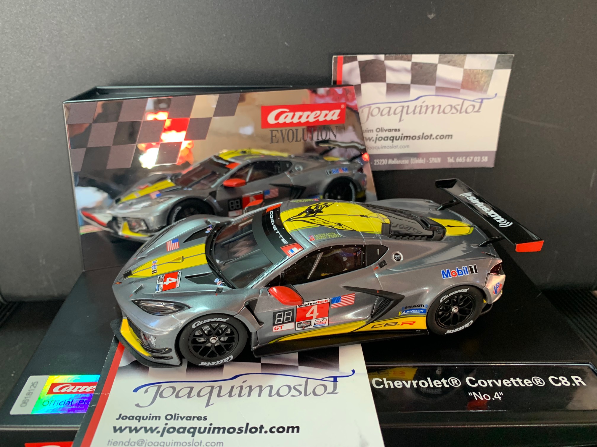 carrera evolution 27678 chevrolet corvette c8.r "no.4"
